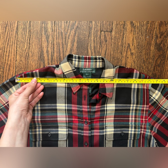 Ralph Lauren Plaid Wool Blouse - Picture 12 of 16